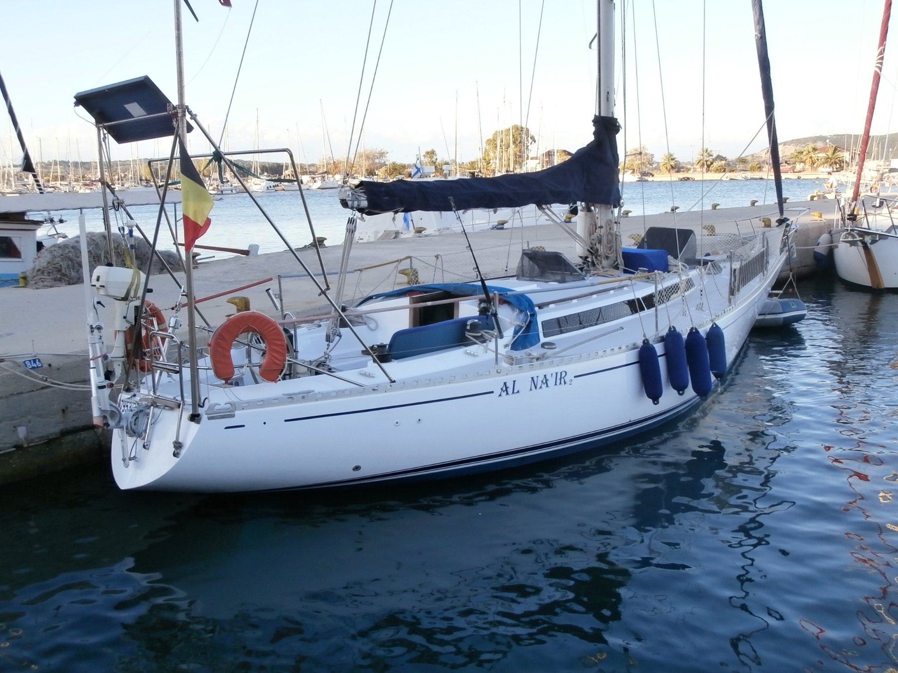 Popa y cubierta del Northwind 40